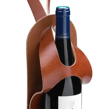 Wine Holder - 100% Leather