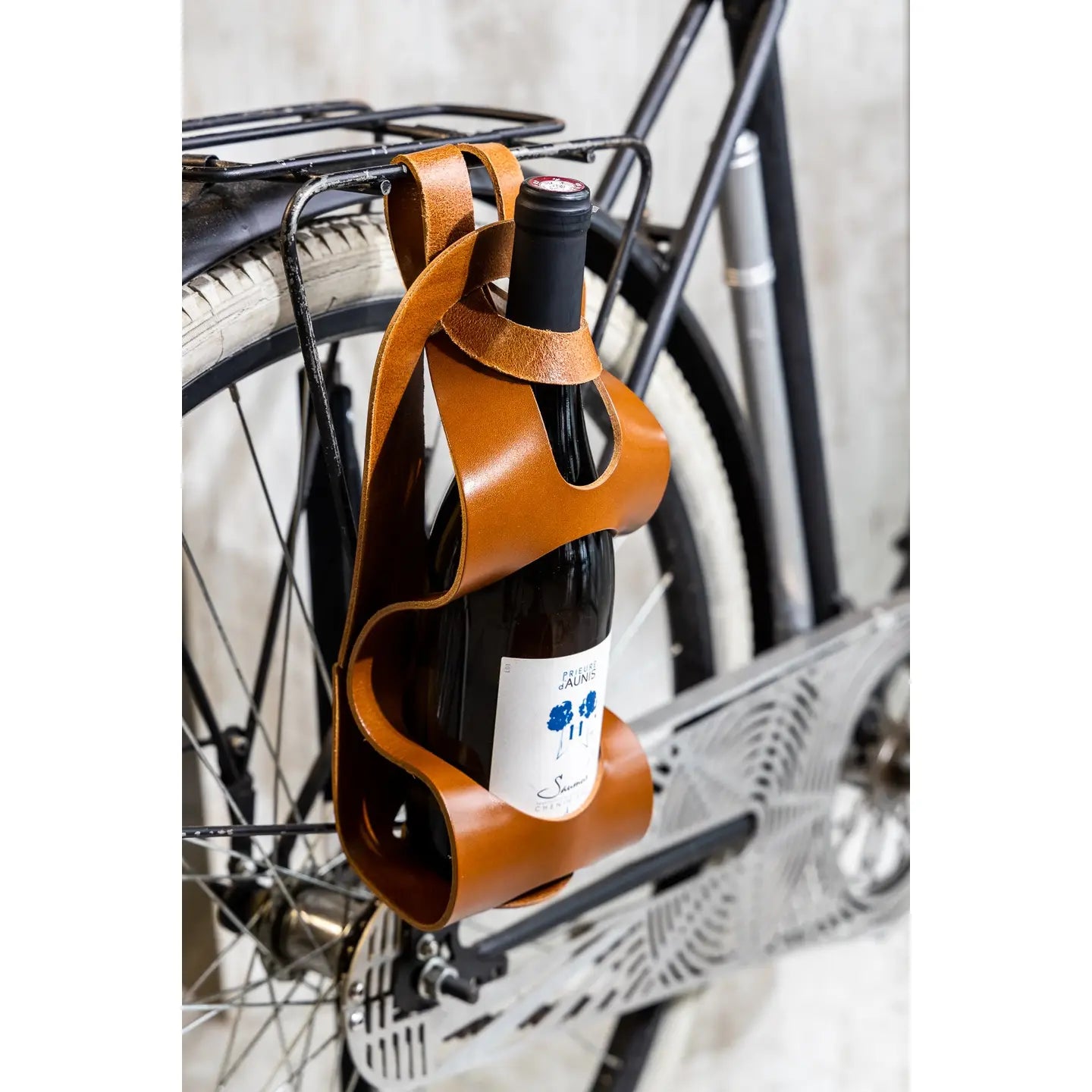 Wine Holder - 100% Leather